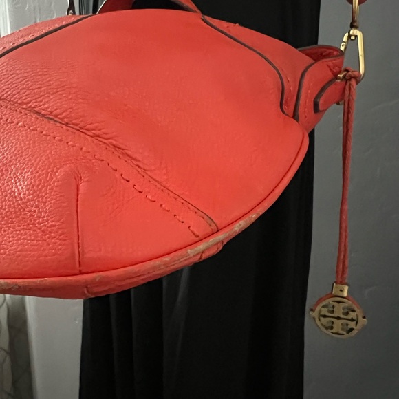 Tory Burch Fire Orange Amalie 2 way bag - Picture 6 of 16